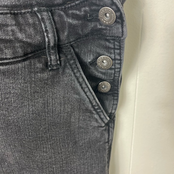 Torrid Women’s Black Denim Overalls Adjustable Straps - Picture 4 of 8